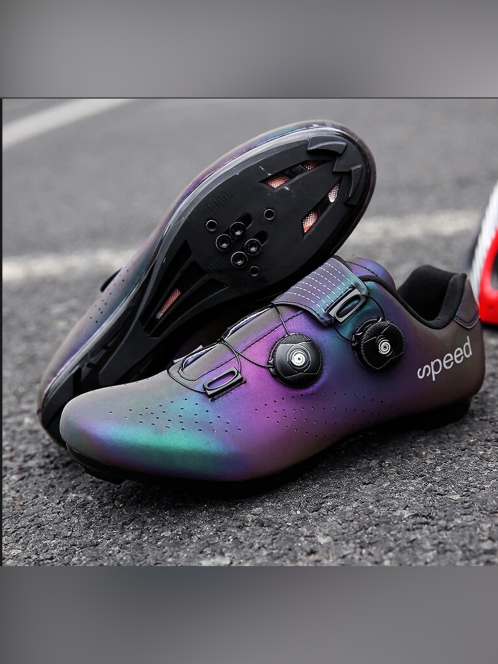 Cycling Shoes Self-locking Men Bike Shoes Outdoor Sport Bicycle EU39 US 6.5 NWOB
